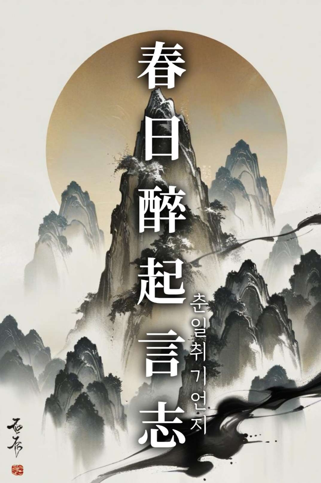 春日醉起言志(춘일취기언지)