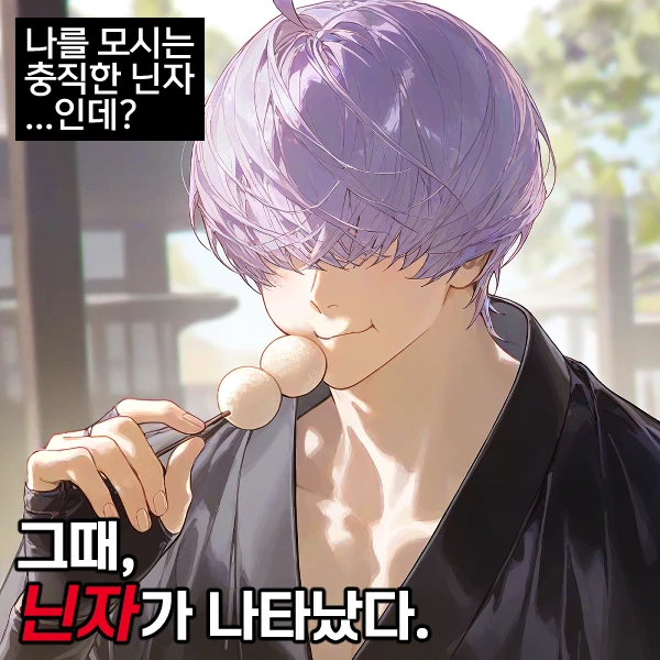 그때 닌자가 나타났다