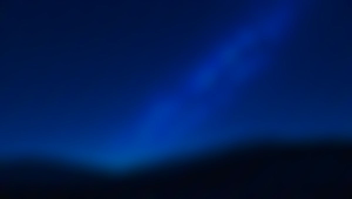 星空がよく見える丘